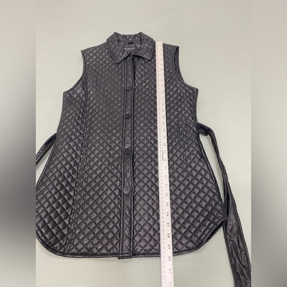 Mac New York, Leather Vest, black color Suze XS - Picture 5 of 8